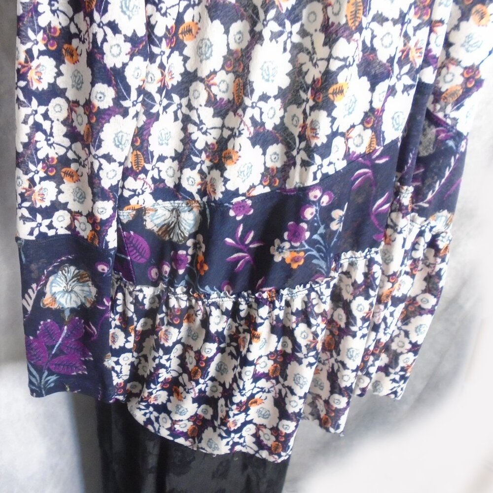 Free People Isabelle Tunic Swing Top Oversized Boho with Fabulous Sleeves - Picture 8 of 13